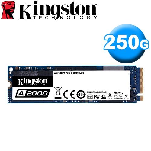 金士頓 A2000 250G M.2 PCIe 2280